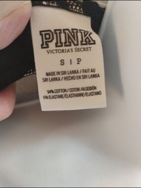 PINK by Victoria's Secret Black And Beige Dress- PINK Label
